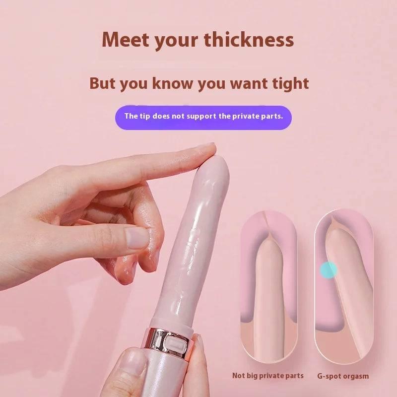 GALAKU Lipstick Vibrator in Pearl Pink – Discreet Erotic Vibrator for Women - Passion Pulse Adult