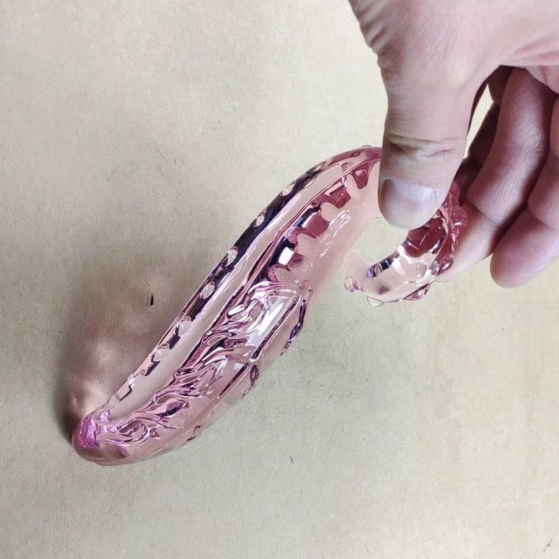 Hollow Silicone Anal Plug – Beaded Tunnel Dilator for Enema and Prostate Massage - Passion Pulse Adult