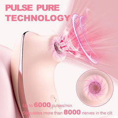 Sucking Vibrator Rose Stimulator for Women - Passion Pulse Adult
