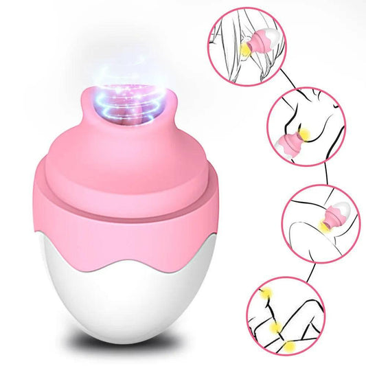 Tongue Licking Vibrator – Oral Egg Massager for G-Spot, Clitoris & Nipple Stimulation - Passion Pulse Adult
