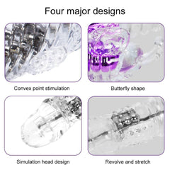 Telescopic G-Spot Rabbit Vibrator – Clit & Vaginal Massager - Passion Pulse Adult