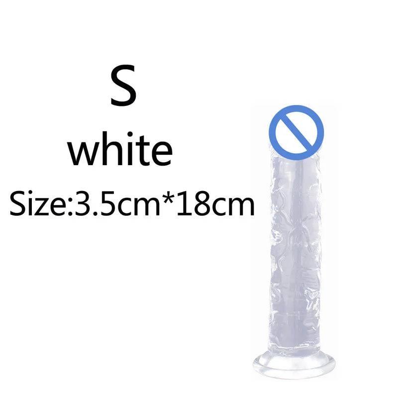 Affordable Realistic Jelly Dildo – 6 Sizes - Passion Pulse Adult