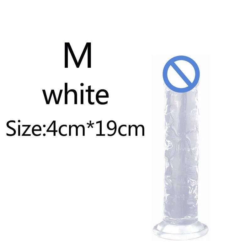 Affordable Realistic Jelly Dildo – 6 Sizes - Passion Pulse Adult