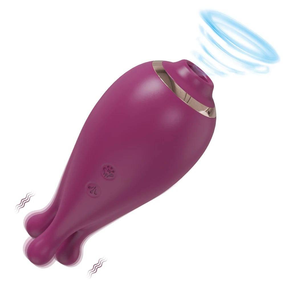2-in-1 Clit Sucker & Vacuum Stimulator: Powerful Vibrator for Women - Passion Pulse Adult