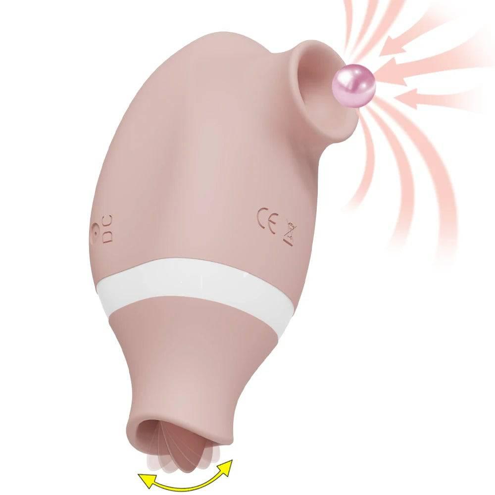 2-in-1 Clitoris Sucking & Vibrating Egg: Powerful Stimulator for Women - Passion Pulse Adult