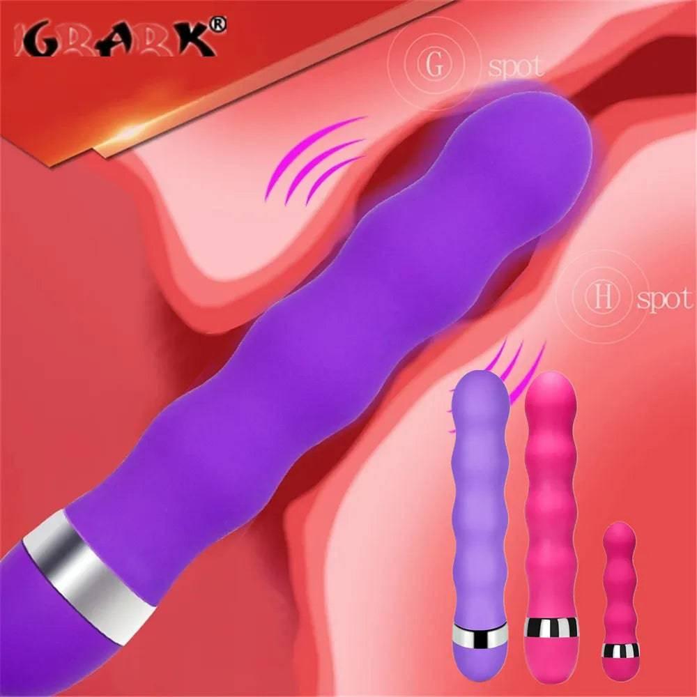 Vagina Dildo Vibrator – G-Spot & Clit Stimulator - Passion Pulse Adult