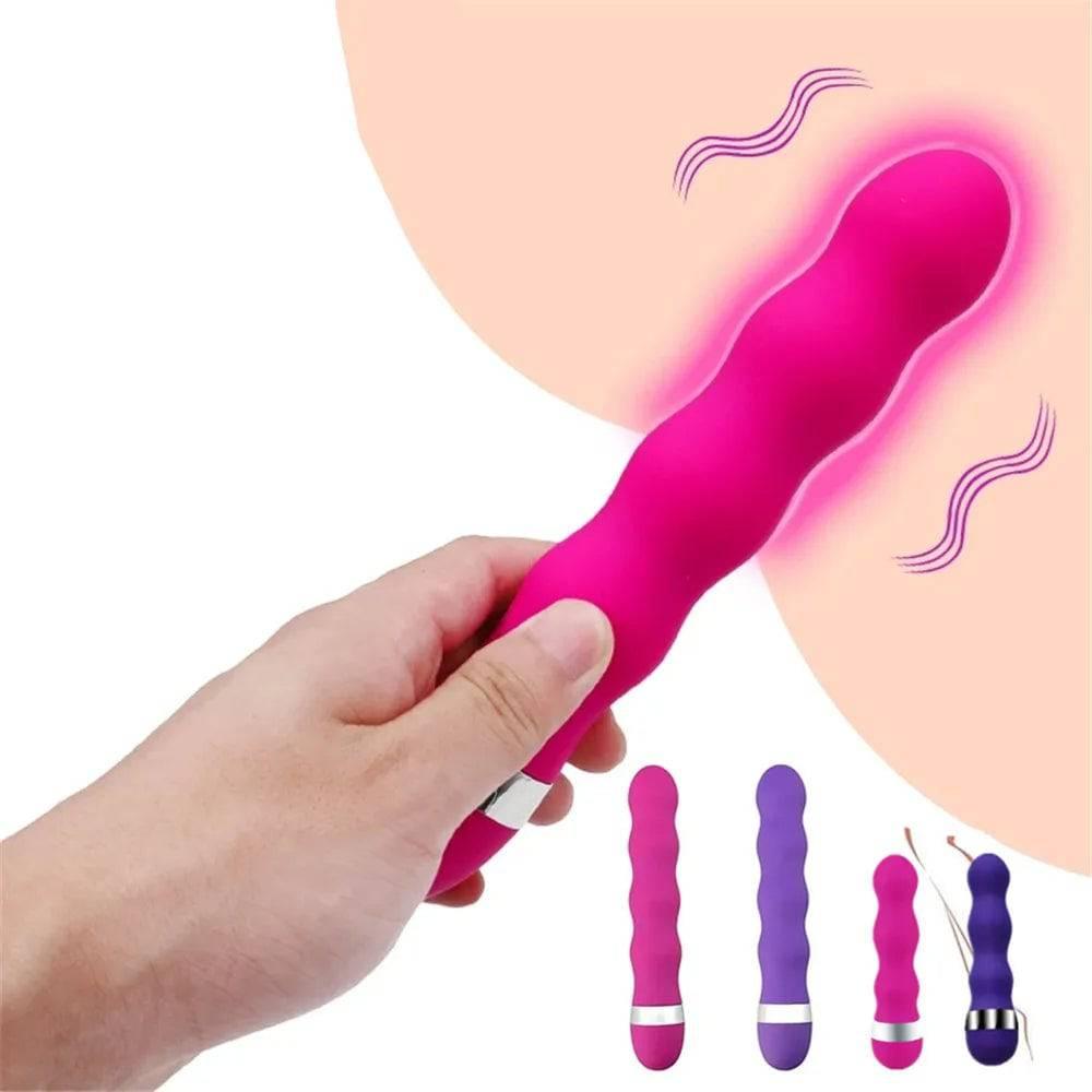 Vagina Dildo Vibrator – G-Spot & Clit Stimulator - Passion Pulse Adult