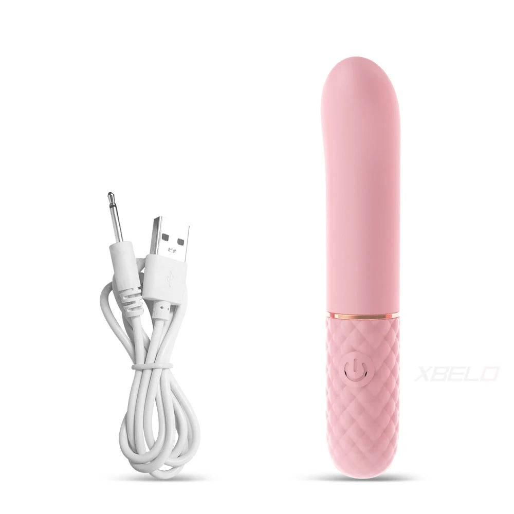 Fast Orgasm Mini Rabbit Bullet Vibrator for Women 10 Speed Clitoris Stimulator Rechargeable Masturbation Sex Toy for Adult Goods - Passion Pulse Adult