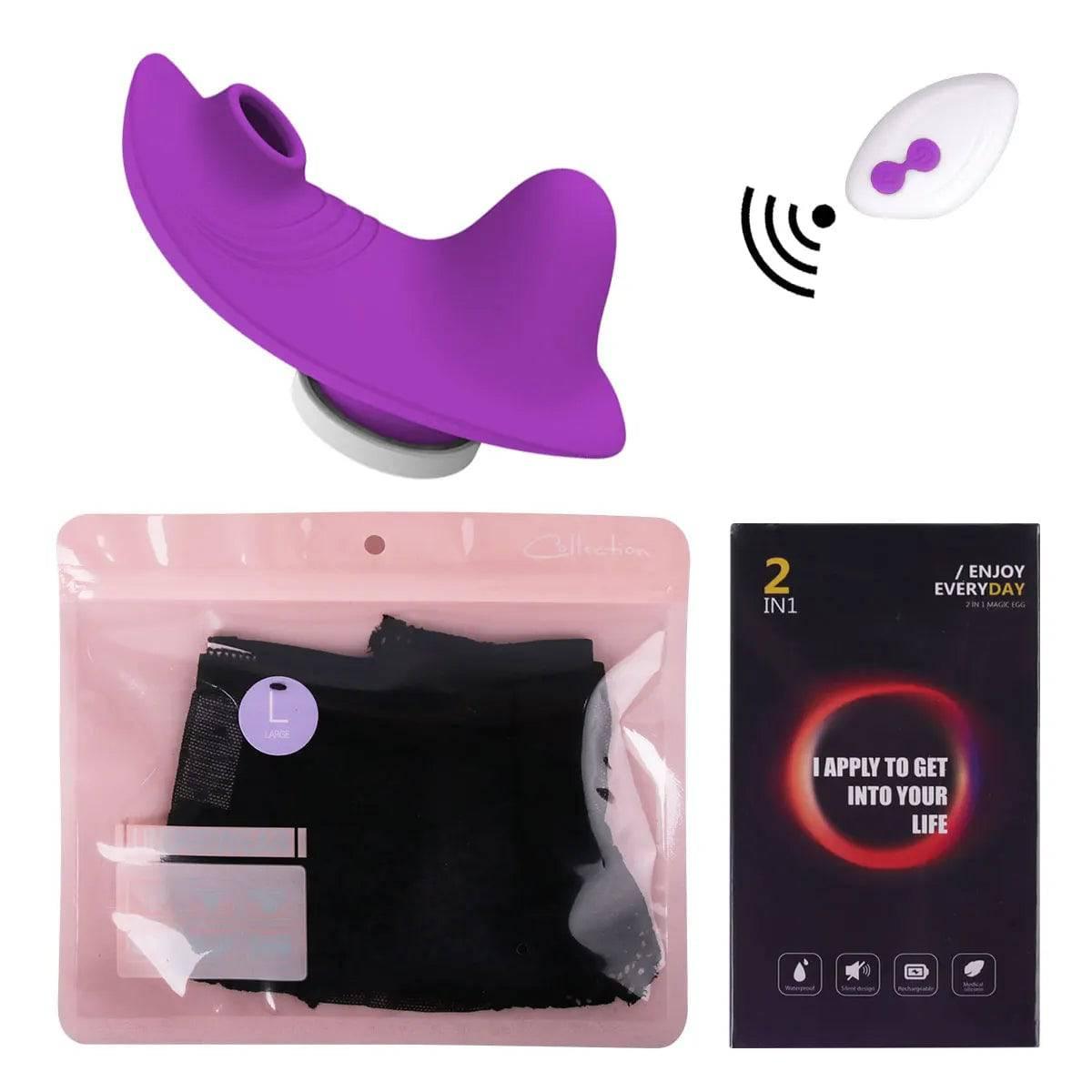 Mini Clitoris Sucker with Remote Control - Passion Pulse Adult