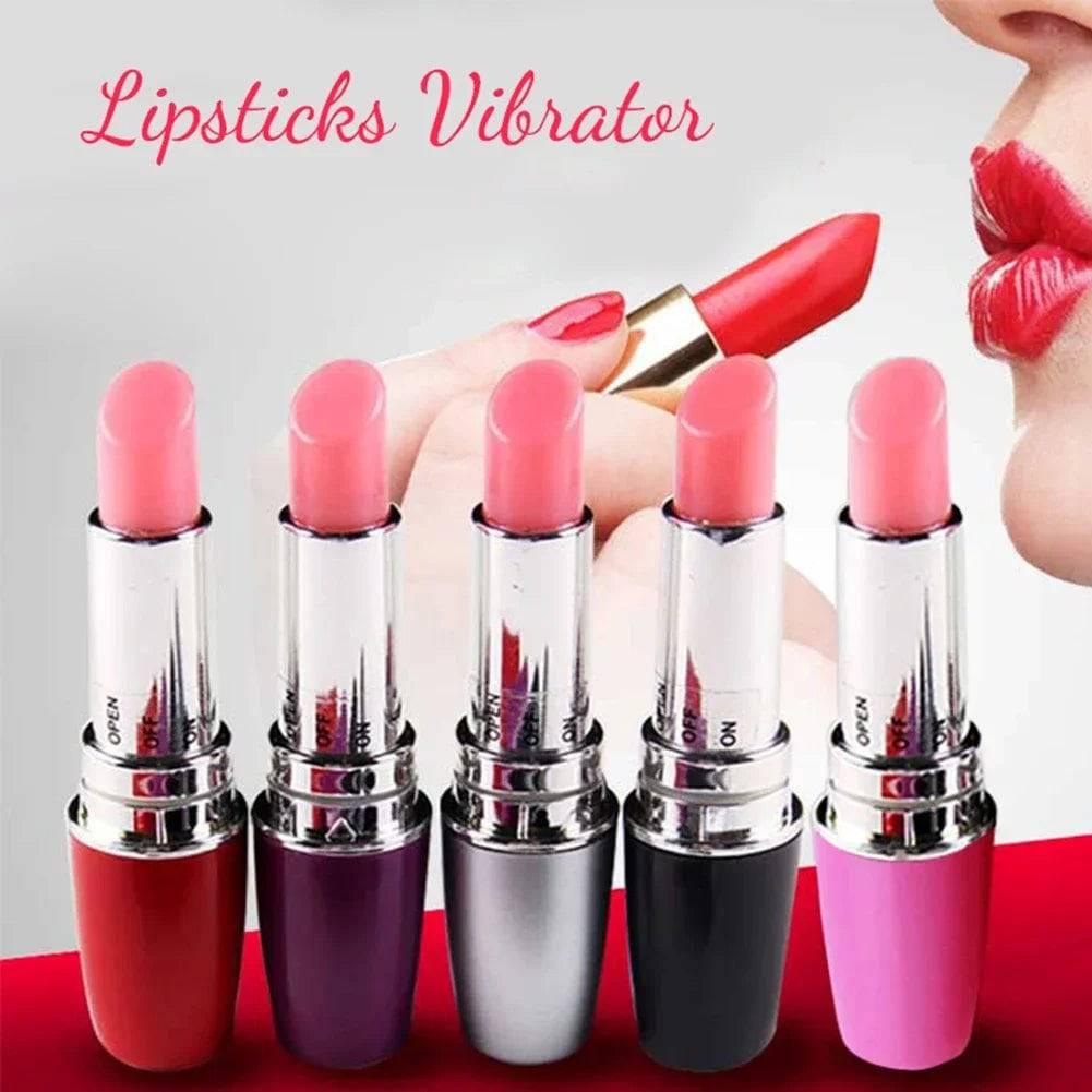 Mini Lipstick Vibrator – Discreet Waterproof Bullet Massager for Women - Passion Pulse Adult