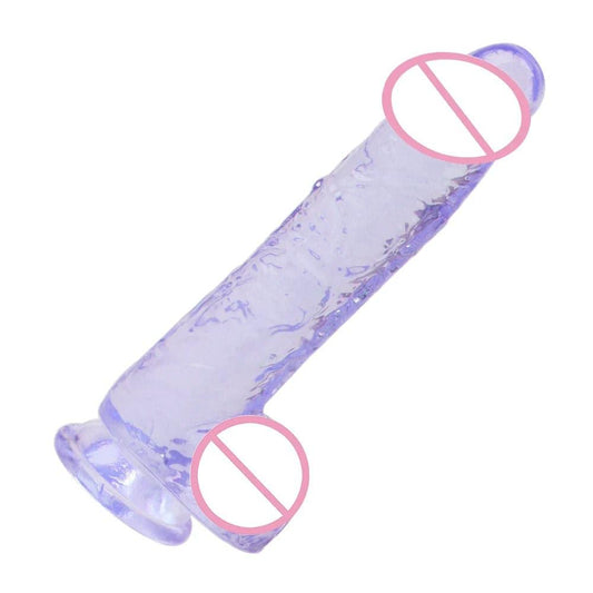Mini Transparent Realistic Dildo - G-Spot Stimulator for Women - Passion Pulse Adult
