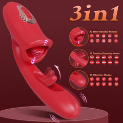 PASSION PULSE Patting Dildo Vibrator: Clit & G-Spot Stimulator - Passion Pulse Adult