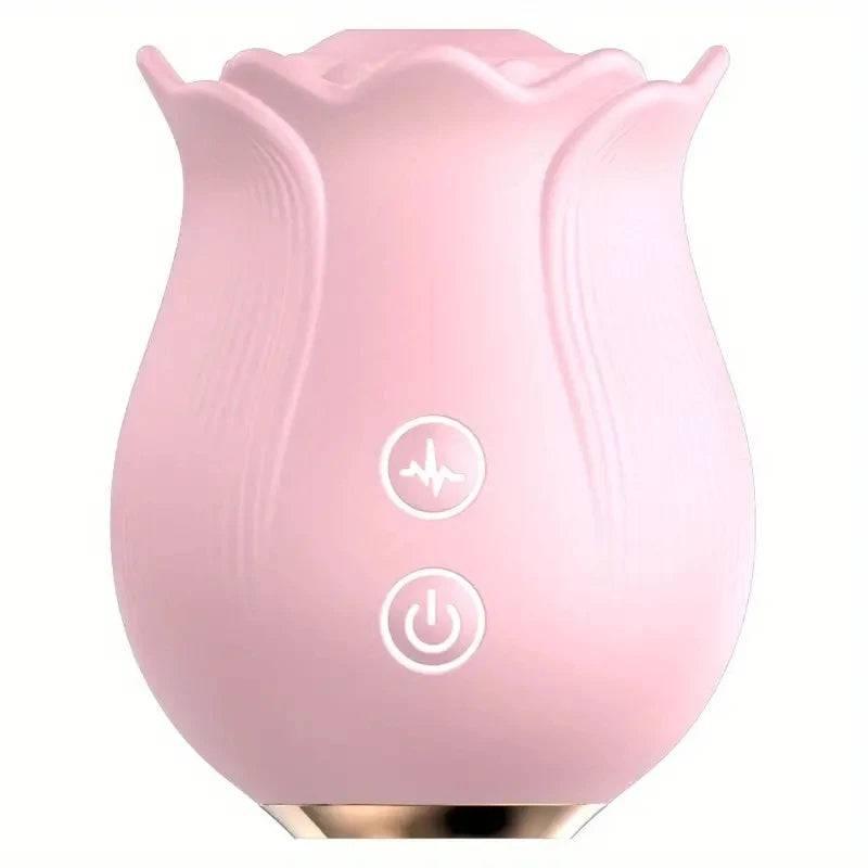 Rose Vibrator – G-Spot Vibrator with 12 Sucking Modes - Passion Pulse Adult
