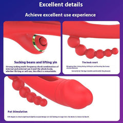 3-in-1 Sucking, Patting, Vibrating Clitoral Wand - Passion Pulse Adult