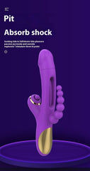 3-in-1 Sucking, Patting, Vibrating Clitoral Wand - Passion Pulse Adult