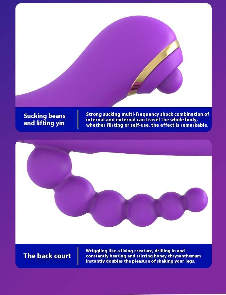 3-in-1 Sucking, Patting, Vibrating Clitoral Wand - Passion Pulse Adult