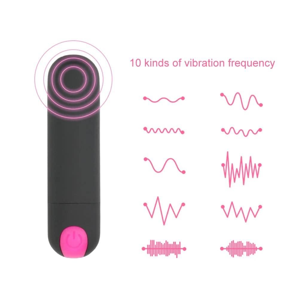 USB Rechargeable Mini Bullet Vibrator - Passion Pulse Adult