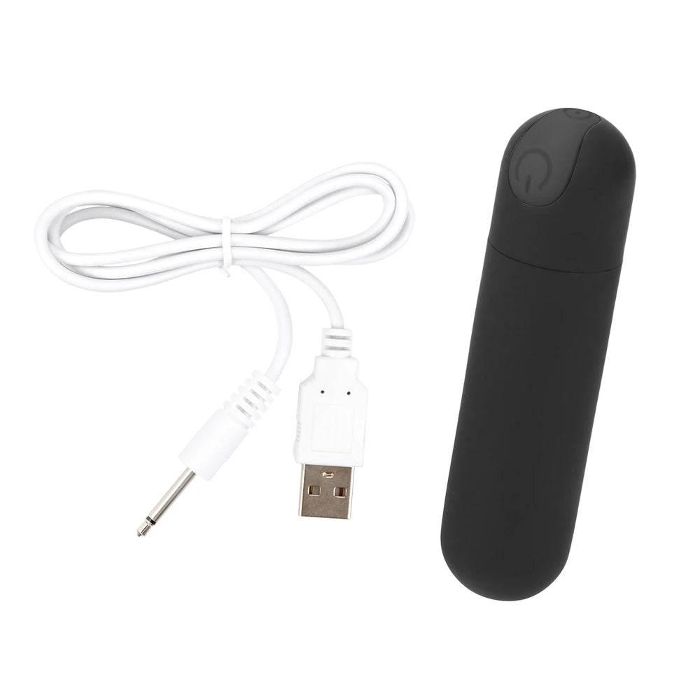 USB Rechargeable Mini Bullet Vibrator - Passion Pulse Adult