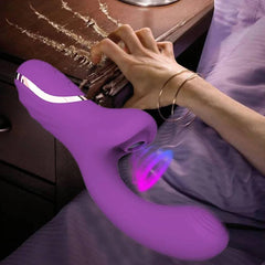 20-Mode Clitoral Suction Vibrator – Vacuum Stimulator & Dildo for Women - Passion Pulse Adult