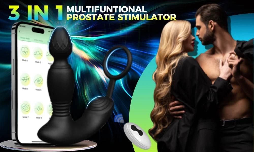 Devil Tail Metal Anal Plug with PU Leather Whip - Cosplay and Roleplay Butt Plug for Couples, Men, and Women BDSM Games - Passion Pulse Adult