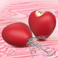 Heart-Shaped Sucking Vibrator – Clitoral & Nipple Stimulator for Women - Passion Pulse Adult