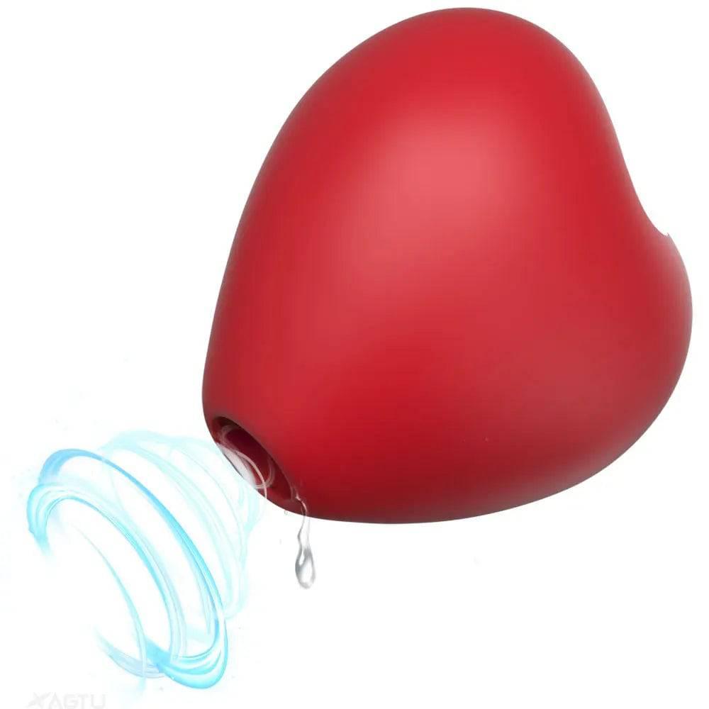 Heart-Shaped Sucking Vibrator – Clitoral & Nipple Stimulator for Women - Passion Pulse Adult