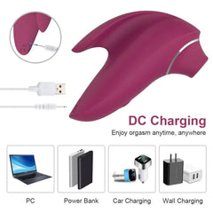 Sucking Vibrator for Women: Vibrating Sucker Oral Clitoris Stimulator, Sex Suction Toy - Adult Product - Passion Pulse Adult