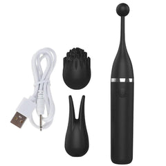 Female Clitoris Vibrator with 3 Caps – G-Spot Masturbation Massage - Passion Pulse Adult