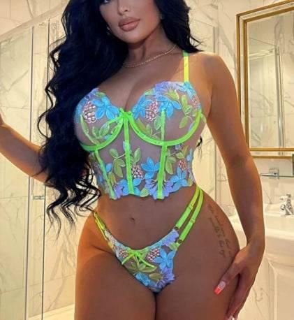 Tight-Fit Lace Push-Up Set - Passion Pulse Adult