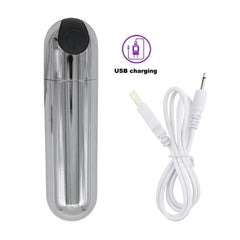 10-Speed Rechargeable Mini Bullet Vibrator – Clitoral, Anal & Vaginal Stimulator - Passion Pulse Adult