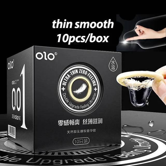 0.01mm Ultra-Thin Natural Latex Condoms - Passion Pulse Adult