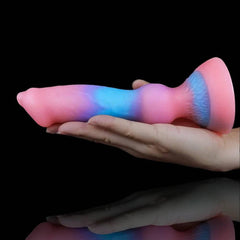 Super Soft Luminous Dog Dildo – Monster-Inspired Suction Cup Anal Toy - Passion Pulse Adult