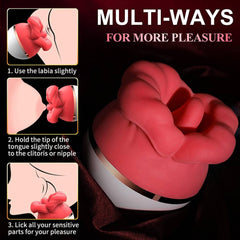 Automatic Tongue Sucking Clitoral Vibrator - Passion Pulse Adult
