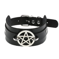 Harajuku Punk Rock Rivet Goth Choker | PU Leather Collar with Heart, Cross & Spikes | Hip Hop Bondage Jewelry for Women - Passion Pulse Adult