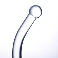 Double-Ended Pyrex Glass Dildo – Spiral & Granule G-Spot Massager - Passion Pulse Adult