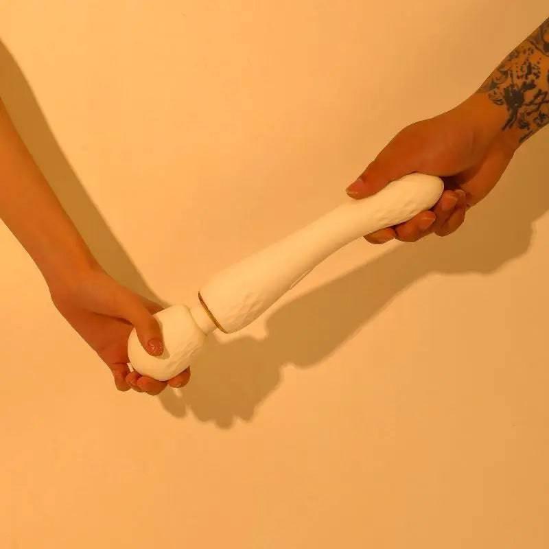 Double-Headed AV Wand Vibrator – Powerful Clitoral Stimulator - Passion Pulse Adult