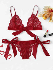 Big Bow Split Lingerie - Passion Pulse Adult