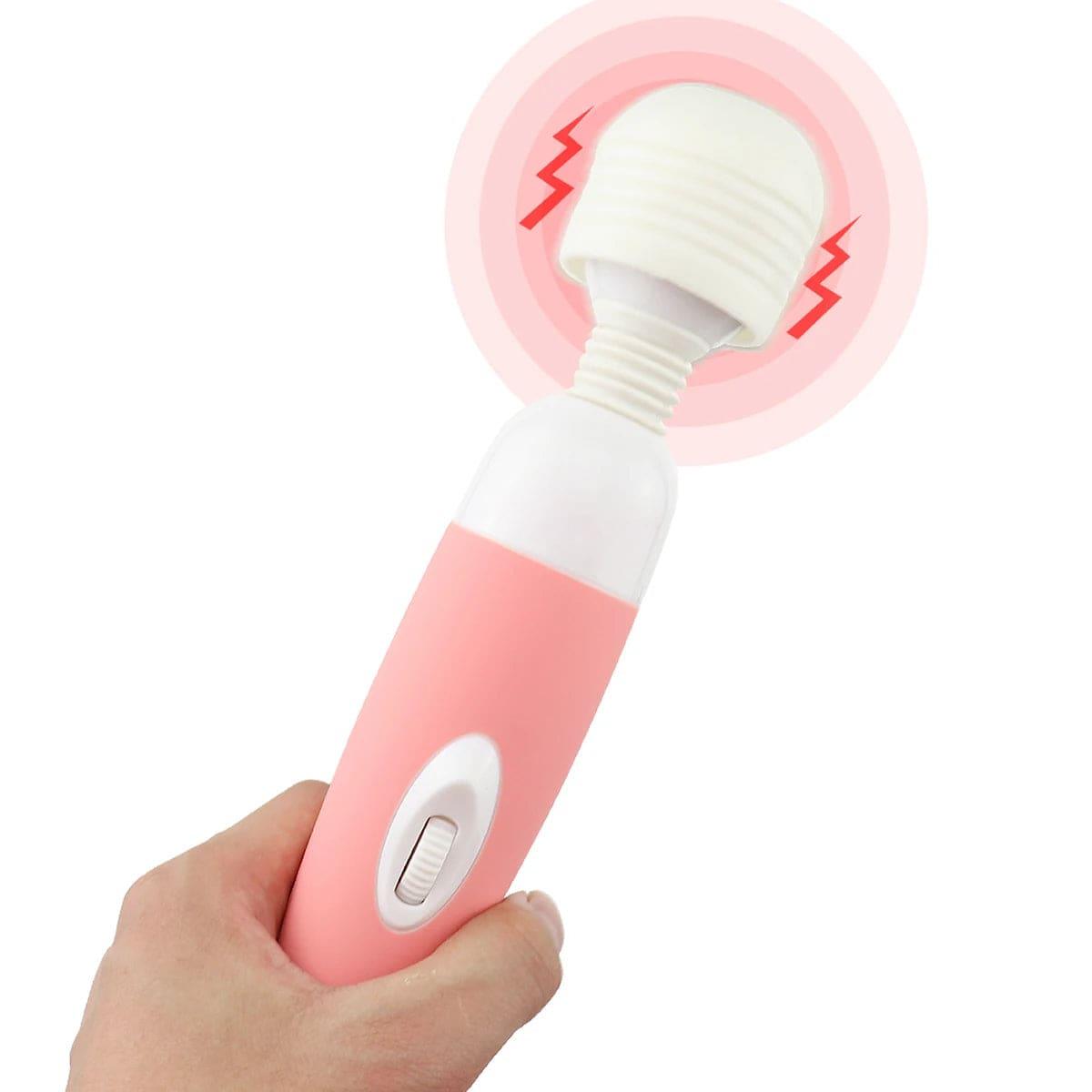 USB Rechargeable Wired Massage Vibrator - Passion Pulse Adult