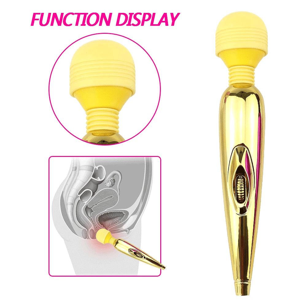 Wireless Magic Wand Vibrator - Passion Pulse Adult