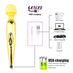 Wireless Magic Wand Vibrator - Passion Pulse Adult