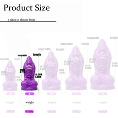 Oieffur Large Ejaculation Dildo With Enema Ball Squirt Liquid Purple Squirting Penis With Suction Cup Sex Toys For Men And Women - Passion Pulse Adult