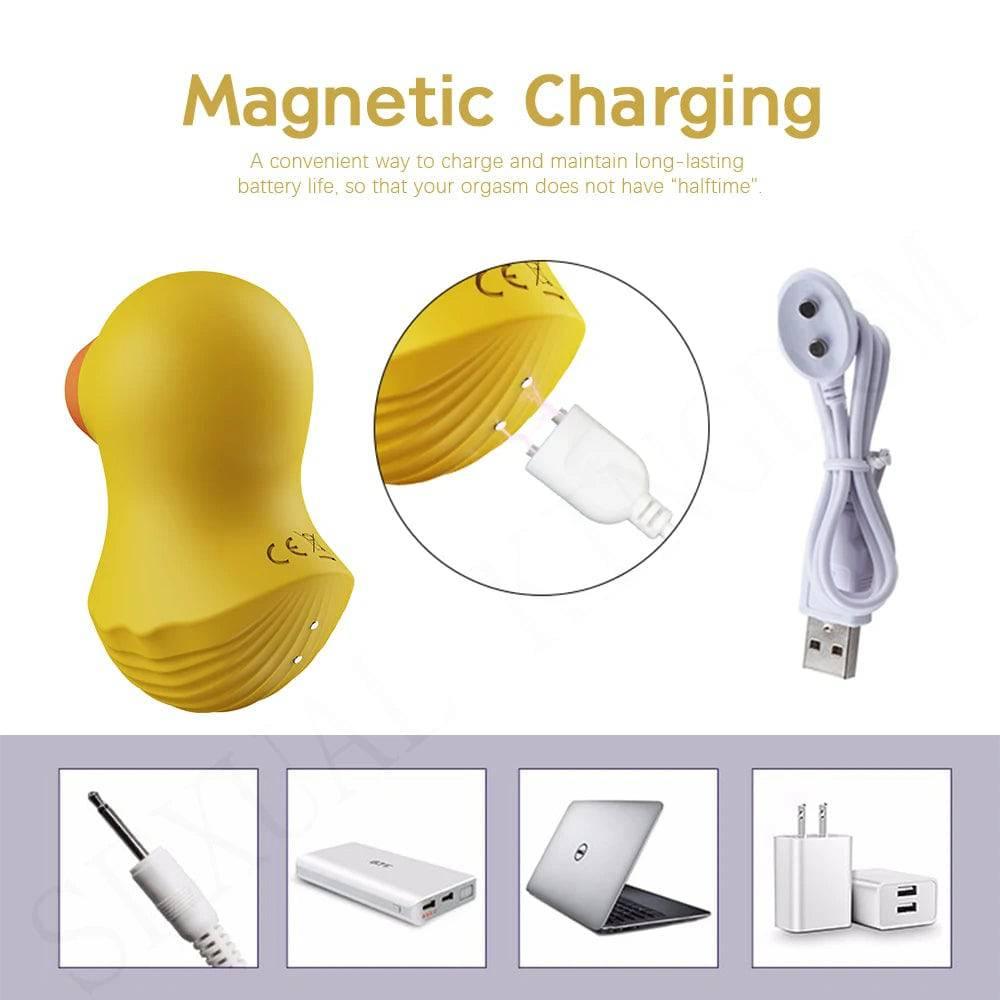 Duck-Shaped Sucking Vibrator - Passion Pulse Adult