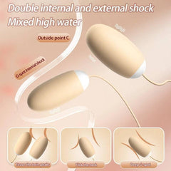 Earphone-Size Sucking & Vibrating Love Egg Massager - Passion Pulse Adult