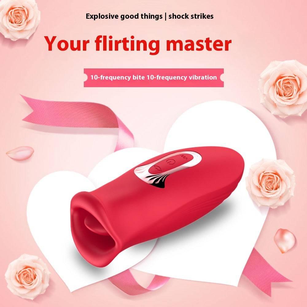 Multi-frequency Tongue Licking Clitoral Vibrator - Passion Pulse Adult
