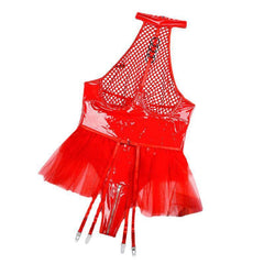 Chest-Baring Leather Suit - Passion Pulse Adult