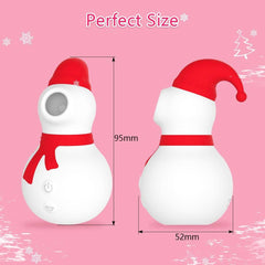 Christmas Snowman Rechargeable Electric Clitoral Vibrator - Passion Pulse Adult
