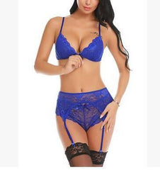 Seductive Lace Garter Set - Passion Pulse Adult