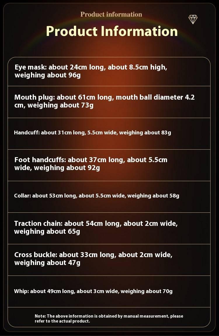 SM Eight-Piece Bondage Kit - Passion Pulse Adult