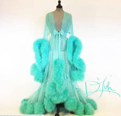 Feather Bell Sleeves Princess Dress - Passion Pulse Adult