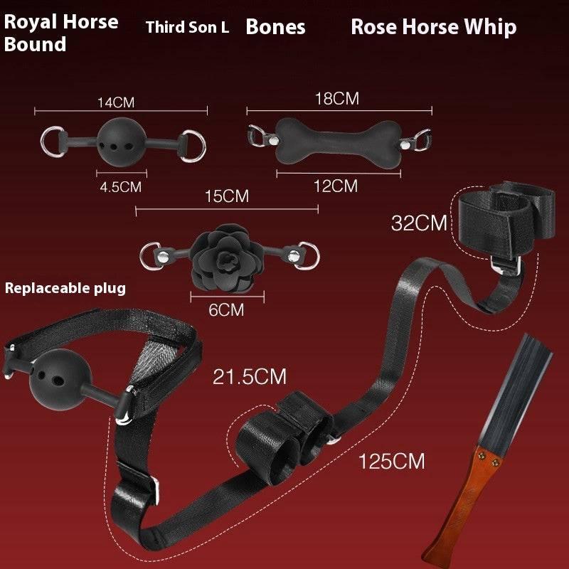 SM Kit: Clamps, Handcuffs, Oral Balls - Passion Pulse Adult